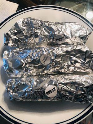 Love that each taco is individually labeled!