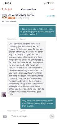 Refusal to give insurance info.