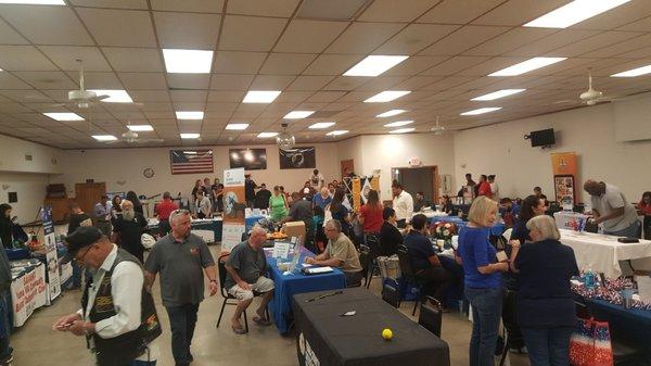 Dining hall activities during the Western Arizona Stand Down