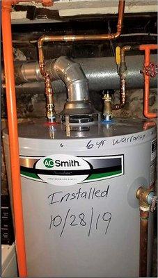 Water Heater Installation