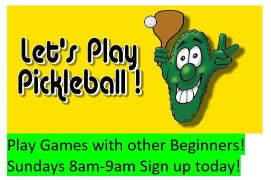 Want to play games with other Beginners?  Join our beginners only groups on our INDOOR COURT!  bookeo.com/cspickleball