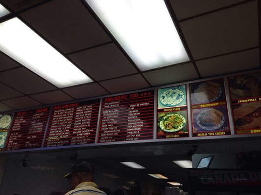 Top menu they offer american cuisine and sandwiches, pizza, mozzarella sticks, and gyros!