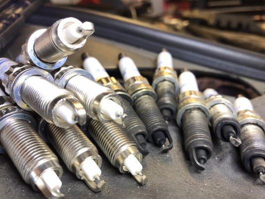 Foul spark plugs