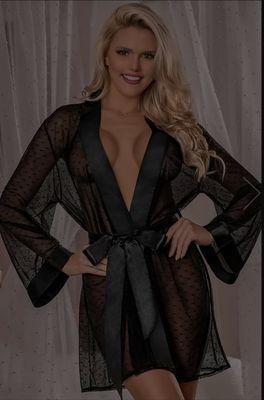 See through robe