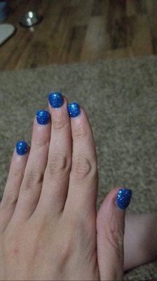 My friends nails.