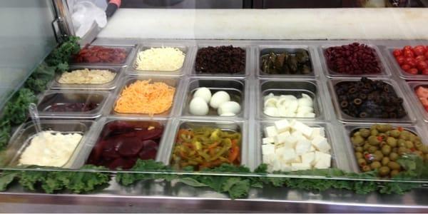 Fresh salad bar