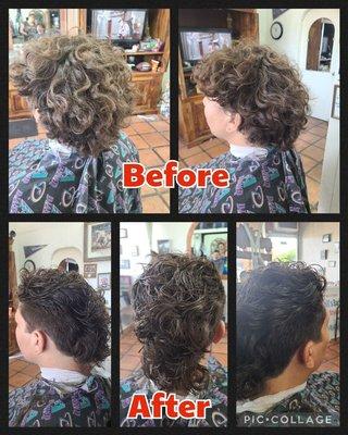 End of school year haircut