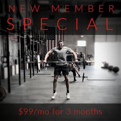 $99/month with a 3 month commitment - Special for New Members! Try a class for free today!