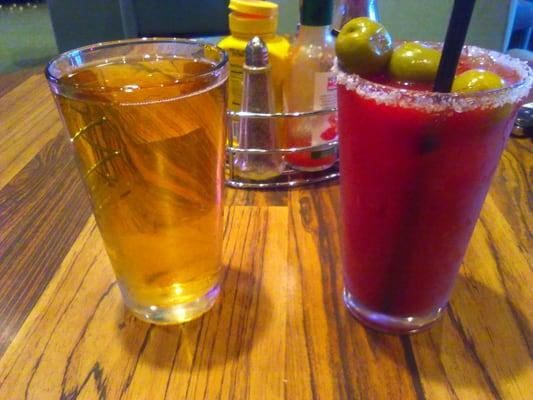 Beer & Bloody Mary chaser!