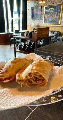 Freshly made empanadas from "The Empanada Bar" in League city.