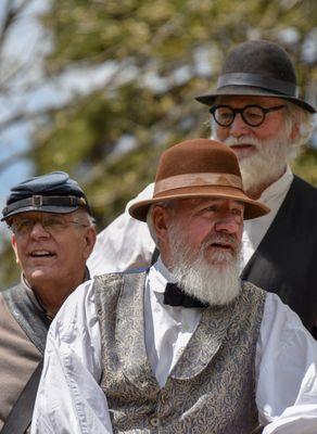 Voices From The Past takes place every April. Over 50 portrayers, dressed in period costumes, tell the stories of Charlotte's past.