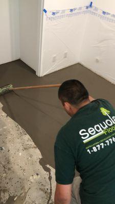 Floor leveling