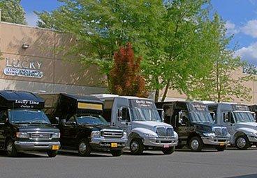 Busses, Cruisers, and vans for larger group movies