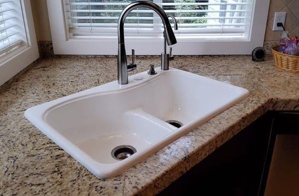 Sink Fixture Replaced