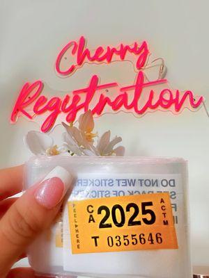 Cherry Registration