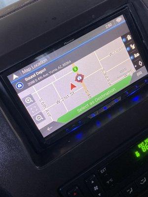 GPS Double Din Install