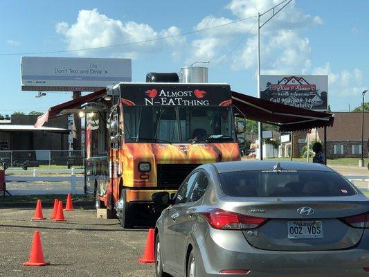 Look!  A food truck.