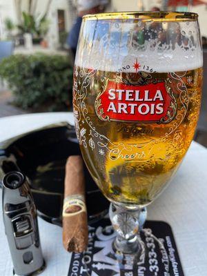 Padron 1926 and Stella Artois. Chill Mode!