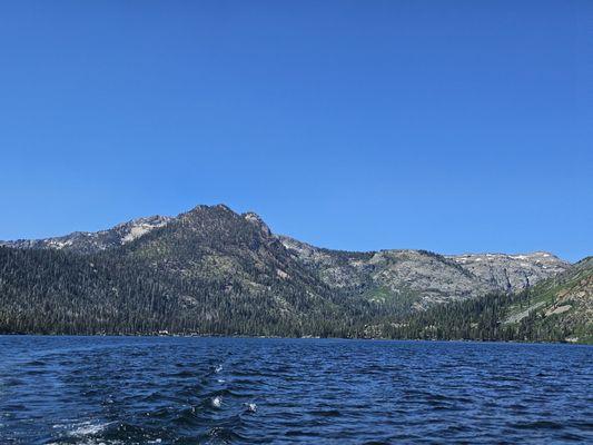 View from our boat