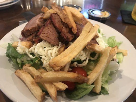 Brisket salad. You have to ask them to add the Brisket to it. Excellent