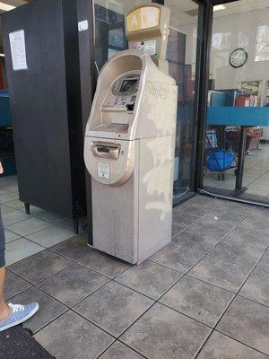 They have an atm right inside the entrance