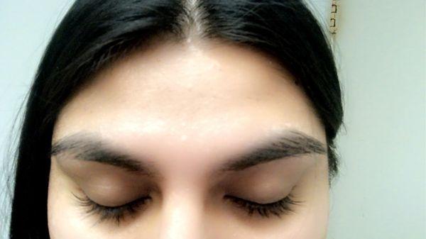 Eyelash lift and tint