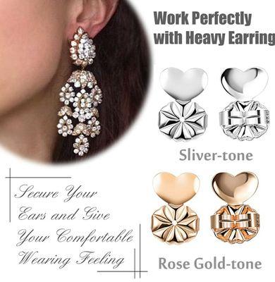 nickel free specialty earring backs, don't let heavy earrings weigh you down