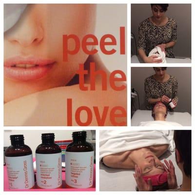 Dr Gross peels at your service. Add to a facial or take 30 minutes and have just the peel.