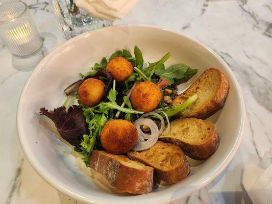 Fried Goat cheese Salad