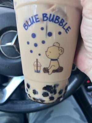 Classic milk tea with tapioca