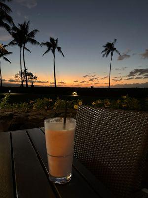 Lava flow cocktail