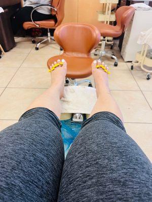 Fast and perfect pedi