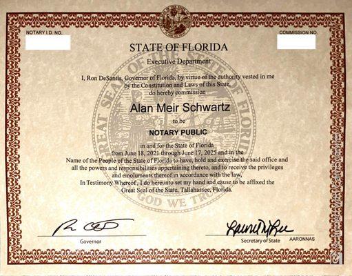 Alan M Schwartz Mobile Notary