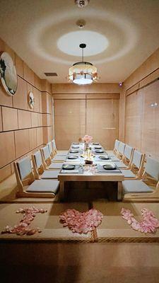 This is tatami room, private room for small event