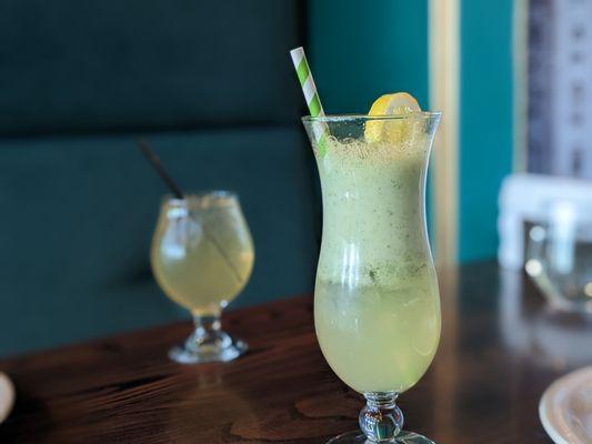 Mint lemonade & ginger beer