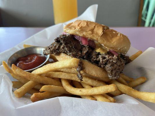 Seattle burger.. Yum!! When in Seattle :-)