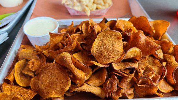 Sweet potato chips