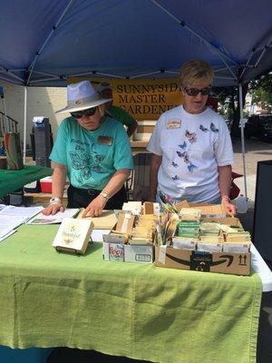 Ask a master gardener. They also were giving away free seeds, particularly ones for plants needed for pollinators.