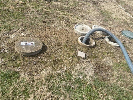 Septic Cleaning & Pumped Out....$325.00 as of 2/21/24