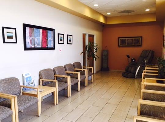 Tranquility Waiting Room - equipped with soothing fountain and massage chair