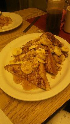 Banana walnut french toast. A must-try!