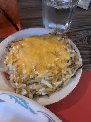 Hashbrowns with cheese