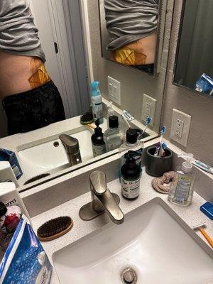 This is a picture of my back.. I have sent these all to prestige for proof of my surgery.. and they don't give a fuck