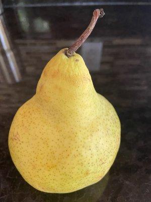 Pear I bought from Wegmans on 7/31