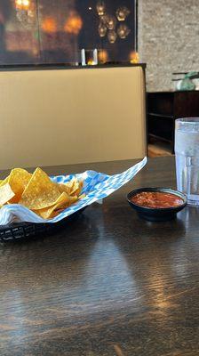 Chips and salsa to start