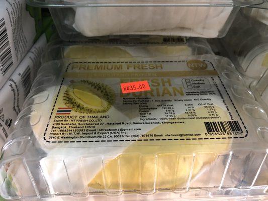 Imported fresh durian