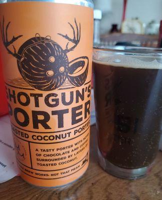 The very enjoyable Shotgun's Porter!