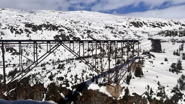 Historic bridge no longer in use