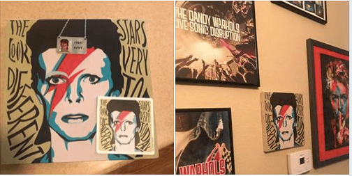 David Bowie Gift set we raffled for an event. The winner LOVED it