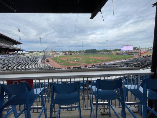 View of the field